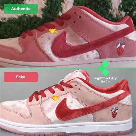 nike sb strangelove fake - Nike SB dunk valentines.